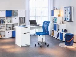 Chaise De Bureau Eva - Bleu Foncé -Meubles Tables Et Chaises Shop 99803154 09a 2242
