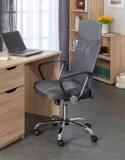 Chaise De Bureau Torino - Gris 14 Chaise De Bureau Torino - Gris -Meubles Tables Et Chaises Shop 99803282 05 a02c