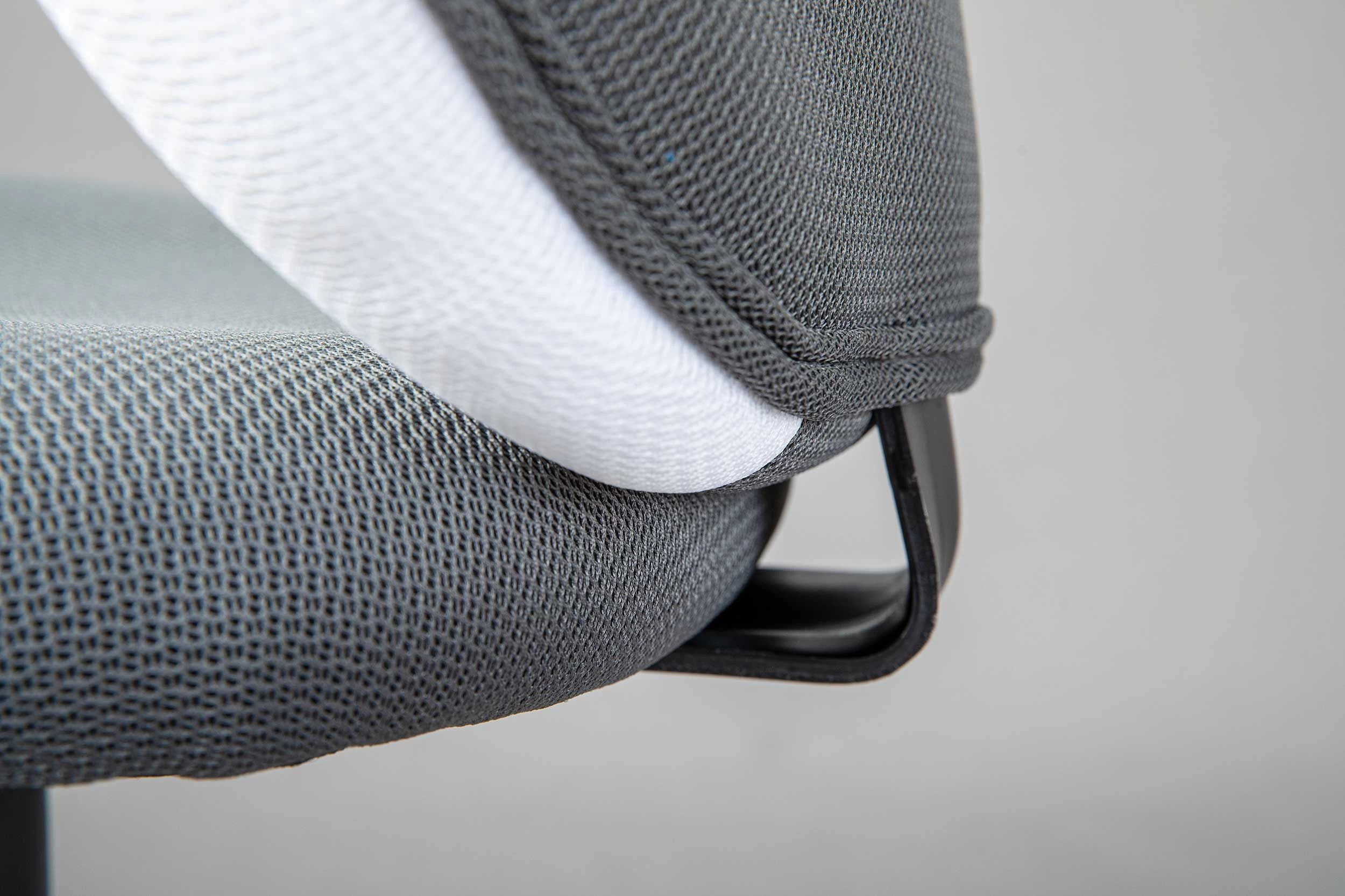 Chaise De Bureau Jessie - Gris/blanc 5 Chaise De Bureau Jessie - Gris/blanc – Image 5