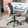 Chaise De Bureau Jessie - Gris/blanc