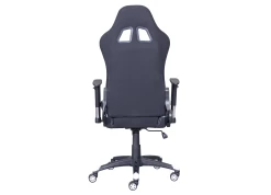 Chaise Gamer Roger - Noir/ Blanc -Meubles Tables Et Chaises Shop 99803626 05 9d26