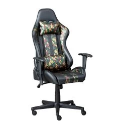 Chaise Gamer Action Hero - Noir/camouflage