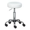 Tabouret De Bureau Sur Roulettes Asra - Blanc