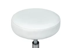 Tabouret De Bureau Sur Roulettes Asra - Blanc -Meubles Tables Et Chaises Shop 99803980 02 62bd