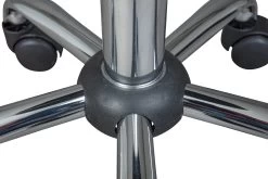 Tabouret De Bureau Sur Roulettes Asra - Blanc -Meubles Tables Et Chaises Shop 99803980 05 642b