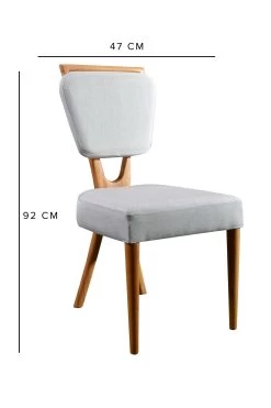 Woody Fashion Chair Set (2) | HORNBEAM Wood Frame | Oak Cream -Meubles Tables Et Chaises Shop 998VOW1101 20 206 d32b