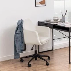 Chaise De Bureau Noria - Blanc