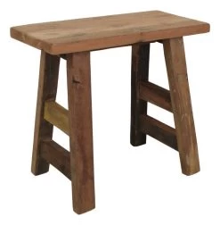 Tabouret Décoratif Sambi 50cm - Vieux Teck -Meubles Tables Et Chaises Shop AMBOW 50 1 0dcd