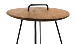 Table D'appoint Madison - Teck / Fer -Meubles Tables Et Chaises Shop AMHC455 4 Small d65f