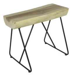 Tabouret Mangala 60x45cm - Munggur/noir -Meubles Tables Et Chaises Shop AM RS 1 9028