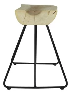 Tabouret Mangala 60x45cm - Munggur/noir -Meubles Tables Et Chaises Shop AM RS 4 4311