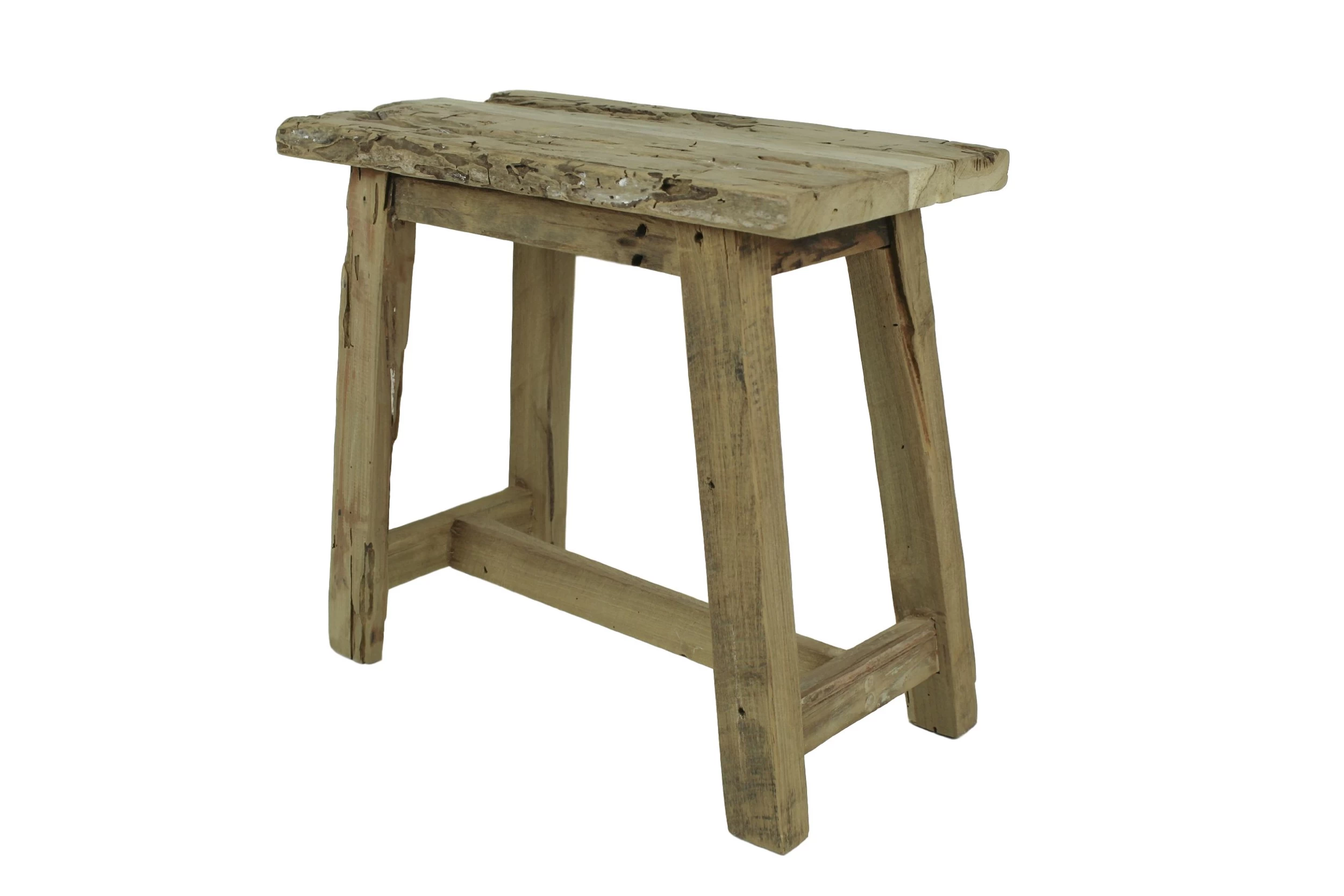 Tabouret Décoratif Lawas 50 Cm - Nature/teck 5 Tabouret Décoratif Lawas 50 Cm - Nature/teck – Image 5