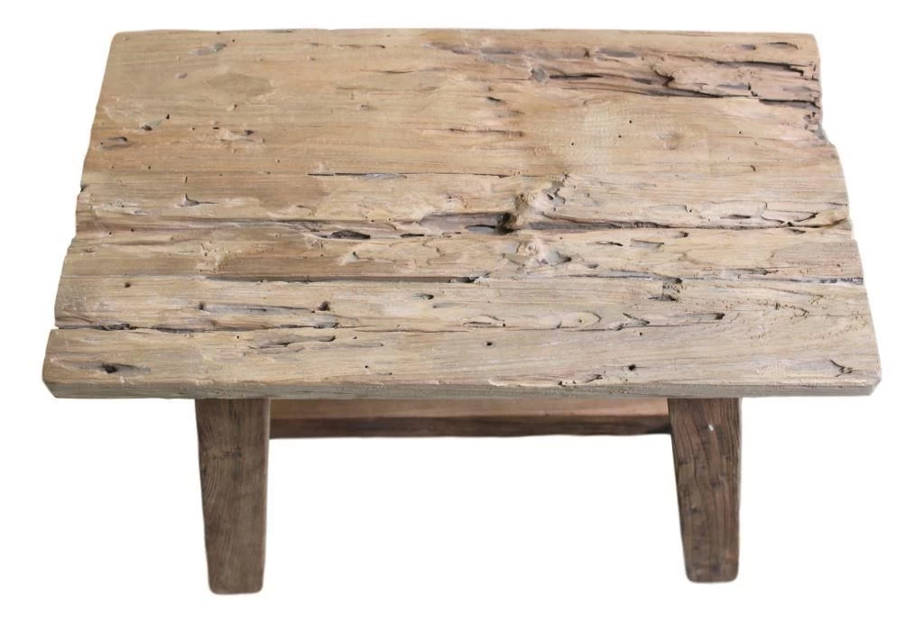 Tabouret Décoratif Lawas 50 Cm - Nature/teck 2 Tabouret Décoratif Lawas 50 Cm - Nature/teck – Image 2