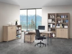 Caisson De Bureau Acila 50x55x50cm, 2 Tiroirs - Décor En Chêne -Meubles Tables Et Chaises Shop Access Sfeer1 f117