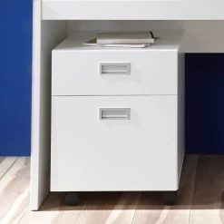 Caisson à Tiroirs Arkea à 1 Tiroir & 1 Porte - Blanc