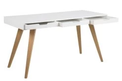 Bureau Tamino 3 Tiroirs - Blanc/frêne -Meubles Tables Et Chaises Shop B016F482 F4B4 474B 8C0C 300BB04DA6ED d787