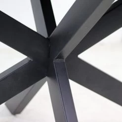 Table à Manger Geraldton 200x100cm Bois De Manguier - Noir -Meubles Tables Et Chaises Shop BC DTO180BL 7 e56a