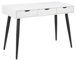Bureau Jupiter 110 Cm 3 Tiroirs - Blanc/noir -Meubles Tables Et Chaises Shop C38739E1 30C6 4F4F 8C9C 9F6418DB600E 5a9c