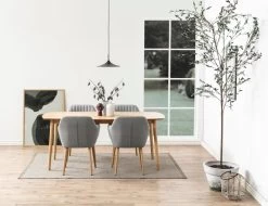 Chaise Avec Accoudoirs Hermeline - Gris Clair/chêne -Meubles Tables Et Chaises Shop CB0C6228 63D0 4D82 AF1B 5A5E524FF059 1 60ed