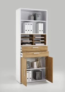 FMD Bibliothèque Gabi - 6 Niches Large -Meubles Tables Et Chaises Shop Calvia 8 13 15 Alteiche ge ffnet 6e6f