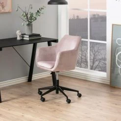 Chaise De Bureau Noria - Rose Clair