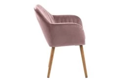 Chaise Avec Accoudoirs Hermeline - Rose Clair/chêne -Meubles Tables Et Chaises Shop D80A82A0 A01E 4F9E 8BDE 13BC83E4761E 6dc4