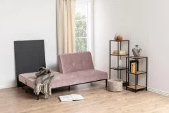 Étagère Dover 37cm, 2 étagères - Noir/chêne -Meubles Tables Et Chaises Shop DB2C79C1 FB93 49C4 8BF1 19FDDE26F020 afc5