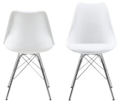 Chaise Coquille Irma - Blanc/chrome -Meubles Tables Et Chaises Shop DC4E6EF9 DCD5 46C0 8364 2684222A7AAE b754