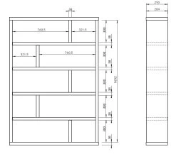 Etagère Dali Haute - Blanc -Meubles Tables Et Chaises Shop Dublin b620