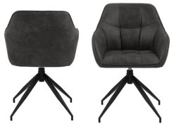 Chaise Pivotante Birgen - Anthracite 18 Chaise Pivotante Birgen - Anthracite -Meubles Tables Et Chaises Shop ED65EC19 FDD5 43F1 951C 8E7E42D9AB83 33d2