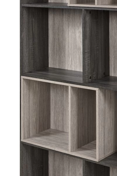 Bibliothèque Ouverte Eclips 102cm, Gris/noir 2 Bibliothèque Ouverte Eclips 102cm, Gris/noir – Image 2