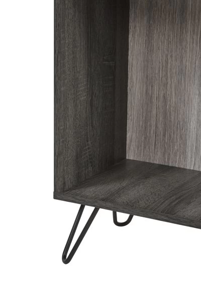 Bibliothèque Ouverte Eclips 102cm, Gris/noir 4 Bibliothèque Ouverte Eclips 102cm, Gris/noir – Image 4