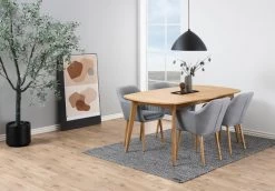 Chaise Avec Accoudoirs Hermeline - Gris Clair/chêne -Meubles Tables Et Chaises Shop FB8469AF BC78 421E A27A D5D46D50AB9B 885a