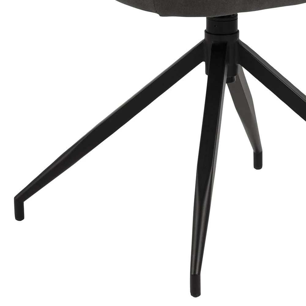 Chaise Pivotante Birgen - Anthracite 2 Chaise Pivotante Birgen - Anthracite – Image 2