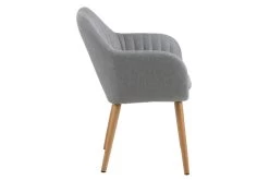 Chaise Avec Accoudoirs Hermeline - Gris Clair/chêne -Meubles Tables Et Chaises Shop FC985A14 CD9E 41FE 8C6F 2A8F23394B05 5fd2