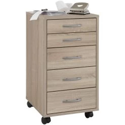 FMD Caisson à Tiroirs Till - Chêne 8 FMD Caisson à Tiroirs Till - Chêne -Meubles Tables Et Chaises Shop Freddy Eiche uitgesneden f1ce