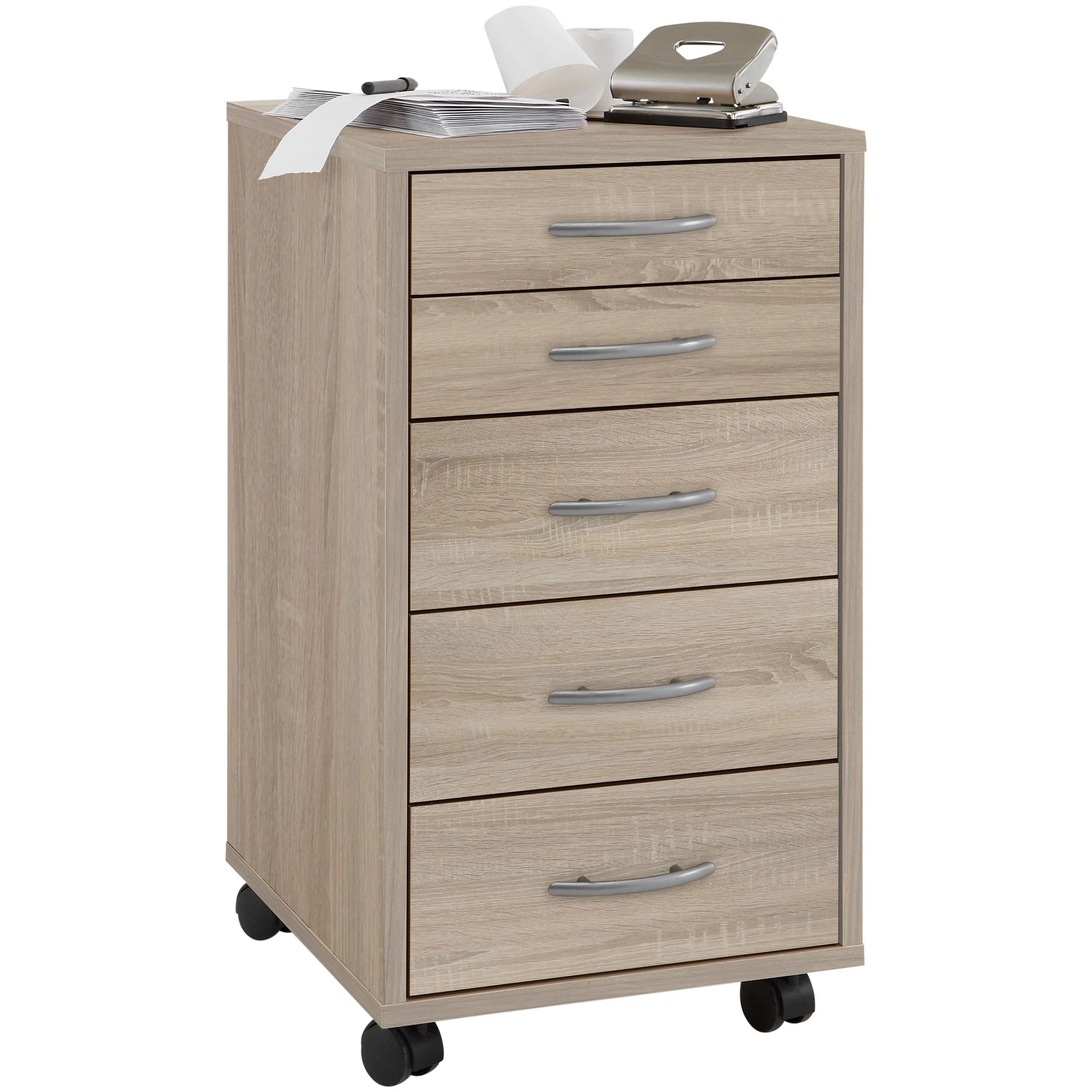 FMD Caisson à Tiroirs Till - Chêne 4 FMD Caisson à Tiroirs Till - Chêne – Image 4