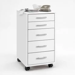 FMD Caisson à Tiroirs Till - Blanc