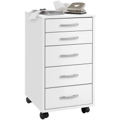 FMD Caisson à Tiroirs Till - Blanc -Meubles Tables Et Chaises Shop Freddy Wei uitgesneden 0790