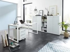 Caisson à Tiroirs Mouna - Blanc -Meubles Tables Et Chaises Shop GW Monteria pe dek d efcc