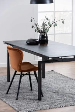 Table à Manger Extensible Hunor 160x/240x85 - Noir -Meubles Tables Et Chaises Shop H000020033 9 5199