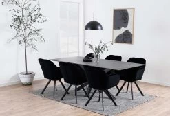 Table à Manger Hennie 200x100 Céramique - Noir 18 Table à Manger Hennie 200x100 Céramique - Noir -Meubles Tables Et Chaises Shop H000020147 11 7c77