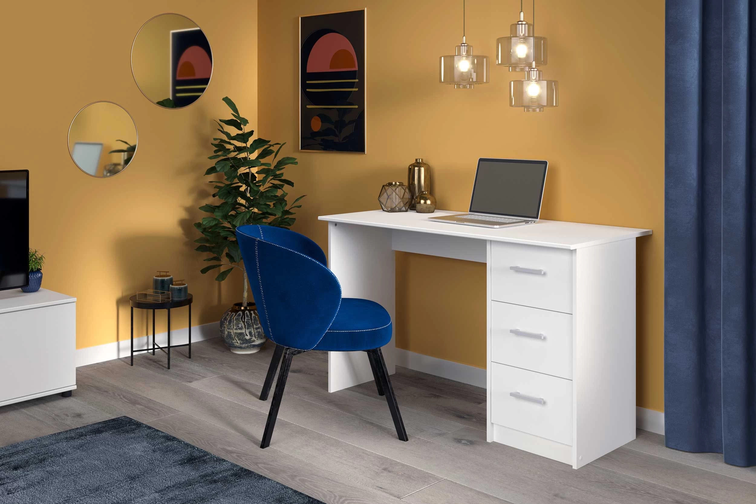 Bureau Ingrid 121cm - Blanc 8 Bureau Ingrid 121cm - Blanc – Image 8