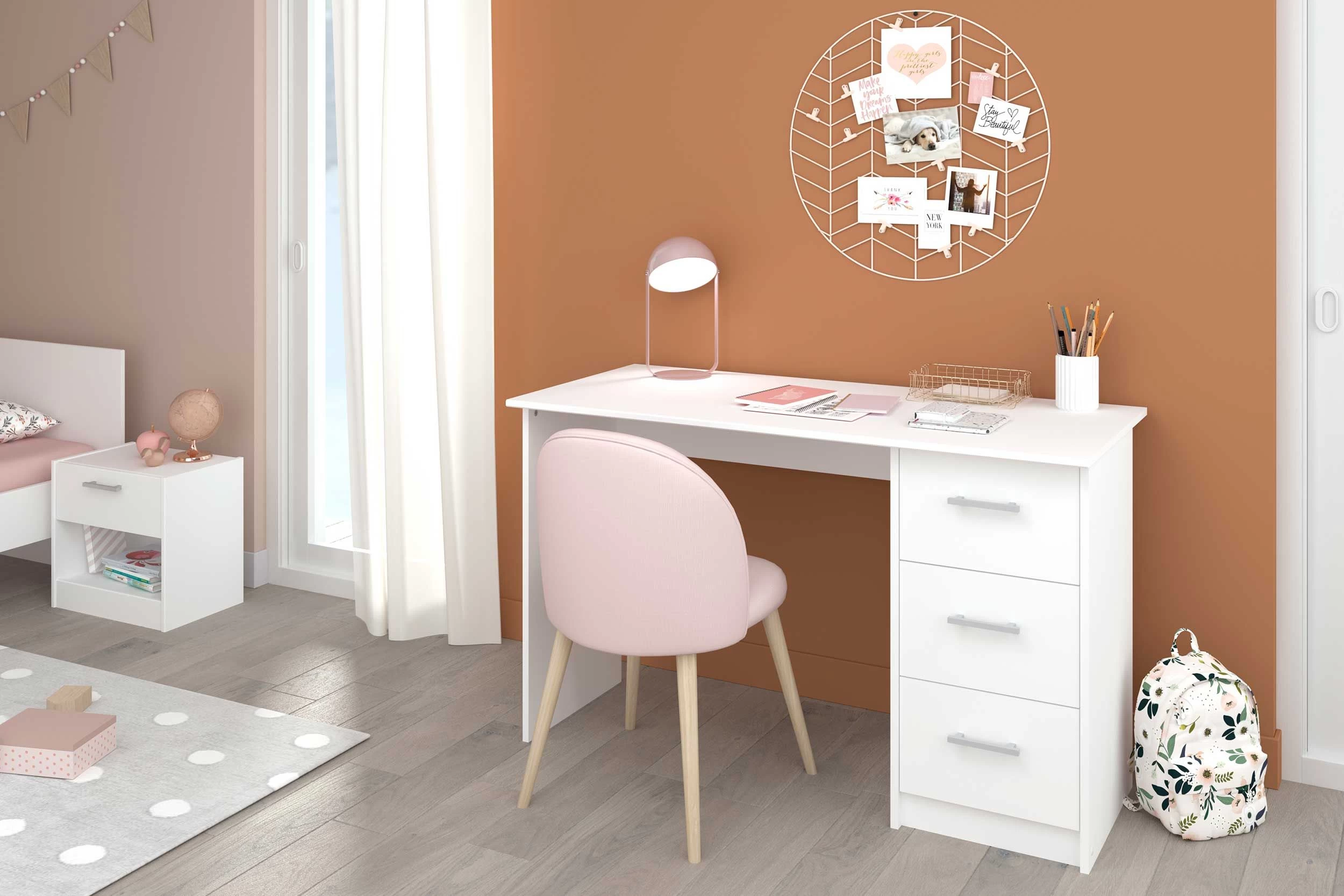 Bureau Ingrid 121cm - Blanc 9 Bureau Ingrid 121cm - Blanc – Image 9