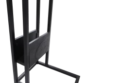 Table Basse Verona Bois De Manguier Motif à Chevrons - Noir -Meubles Tables Et Chaises Shop JHH ST30 5 0e87