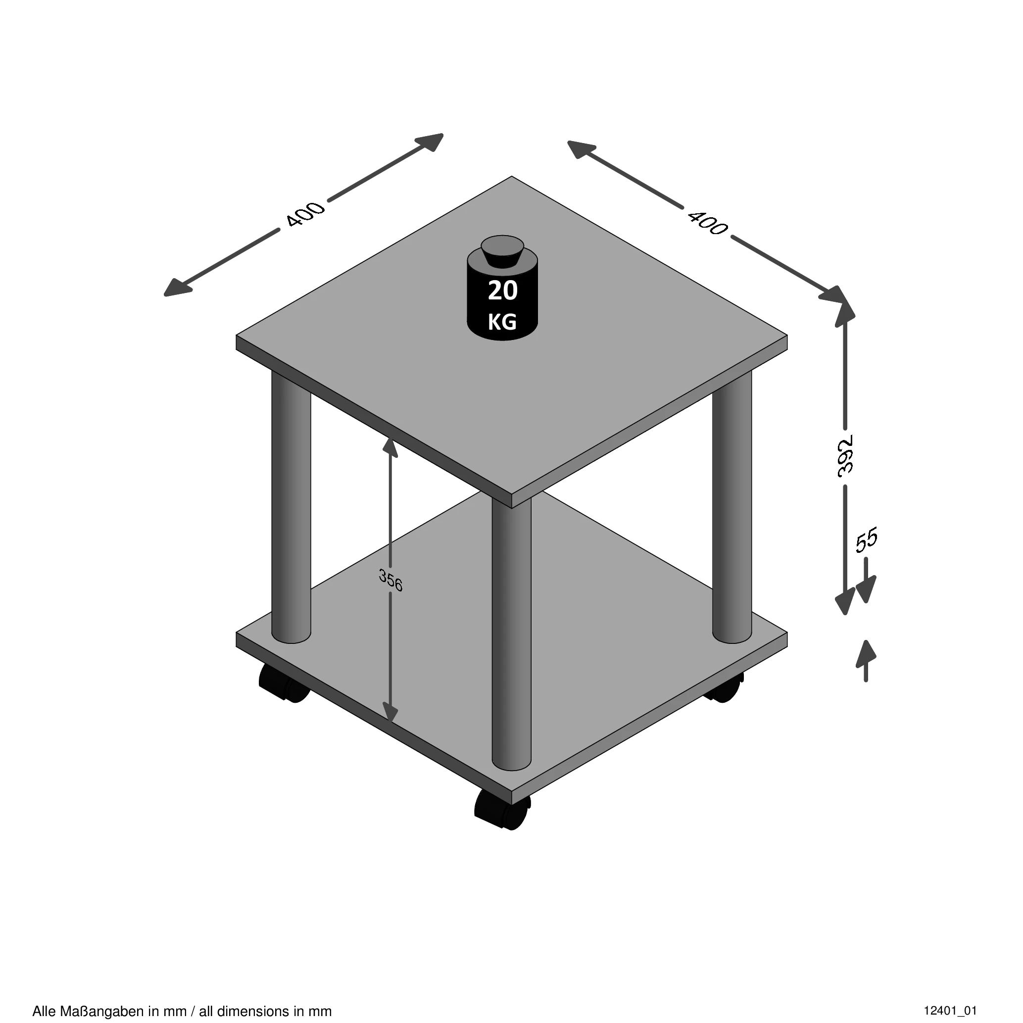 FMD Table D'appoint Jango - Blanc 2 FMD Table D'appoint Jango - Blanc – Image 2