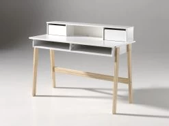 Bureau Enfant Kiddy - Blanc -Meubles Tables Et Chaises Shop KIBU1214 INF 7ba8