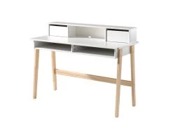 Bureau Enfant Kiddy - Blanc -Meubles Tables Et Chaises Shop KIBU1214 INF 1 174f