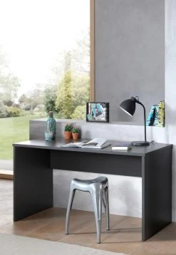 Table De Bureau London 140cm - Anthracite 15 Table De Bureau London 140cm - Anthracite -Meubles Tables Et Chaises Shop LDBU1480 02 02bf