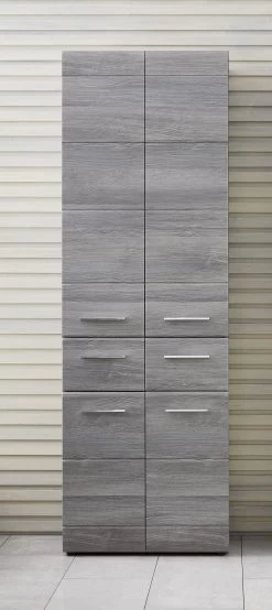 Meuble Haut Moderne Et Facile D'entretien En Sardegna Smoked Silver - Tall Unit Line 10 Meuble Haut Moderne Et Facile D'entretien En Sardegna Smoked Silver - Tall Unit Line -Meubles Tables Et Chaises Shop Line Skin BD 1898 105 21 frontal 5219